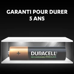 Duracell Pile Lr03|Pile Aaa-Pile rechargeable AAA (LR03) 900Mah, lot de 4