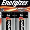 Velamp Piles Alcalines Energizer LR20 D 1.5V Lot de 2 pour Énergie Durable