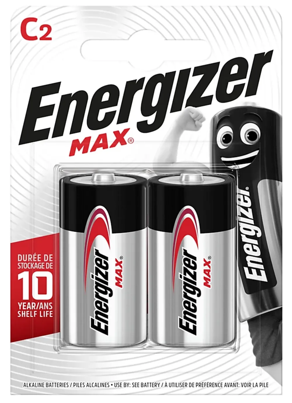 Energizer Pile Alcaline-2 Piles alcalines LR14 Max C