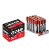 Velamp Pile Aa-Piles alcalines Mini STILO LR03 AAA 1,5 V - Boîte Pratique de 24 Piles