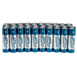 PowerMaster Piles Alcalines Super LR6 AA - Lot de 40 Pcs - Énergie Fiable et Durable -