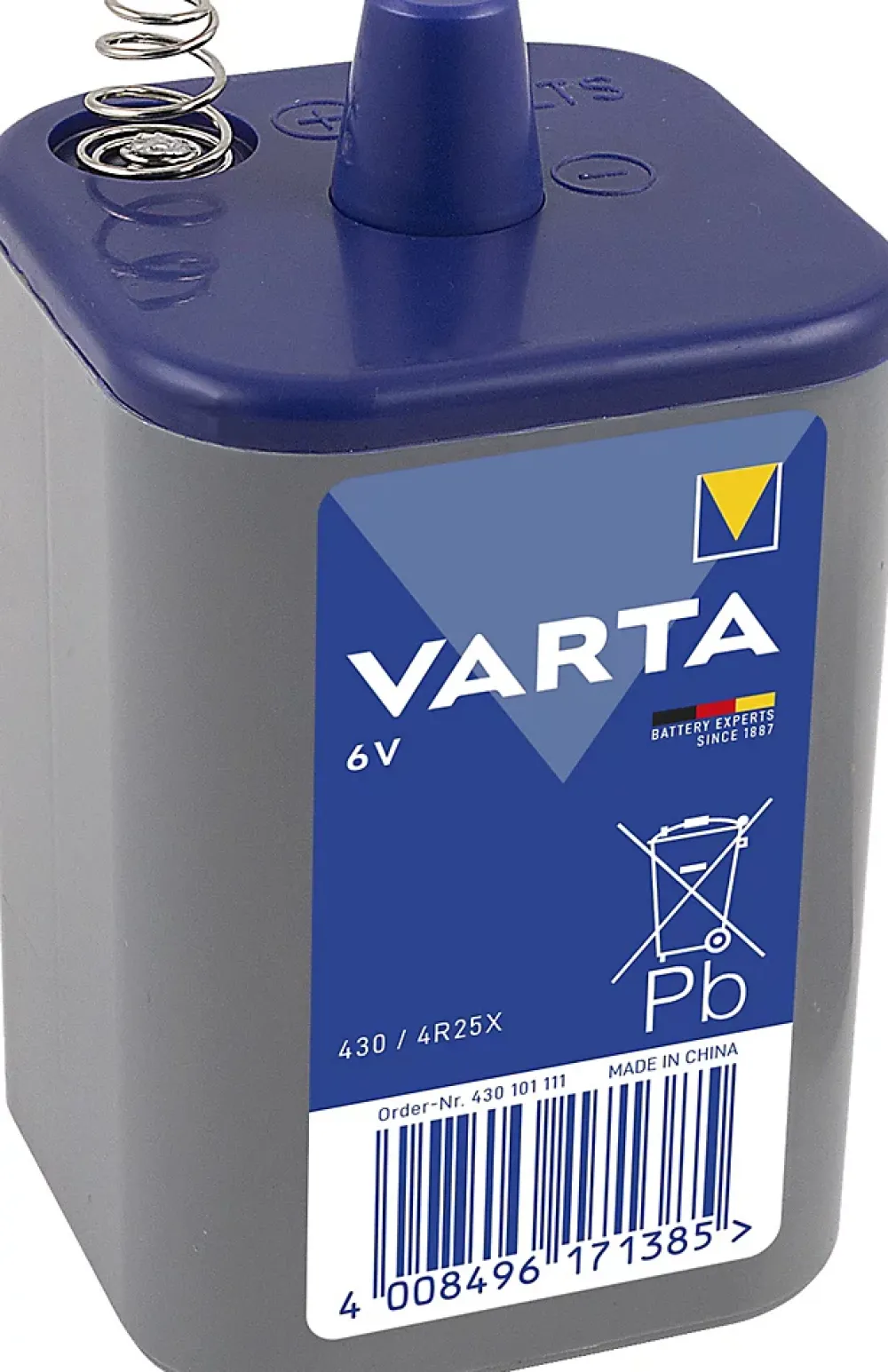 Varta Pile saline 4R25 6V - 7.5Ah , lot de 1