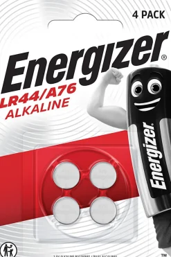 Energizer 4 Piles bouton alcaline LR44 1.5V