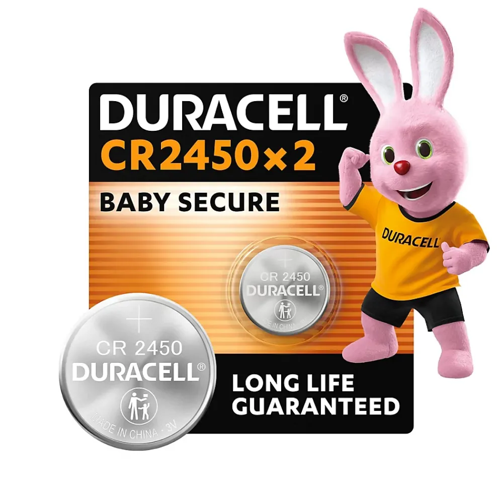 Duracell Pile Lithium-2 piles bouton CR 2450 - - 3V