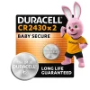 Duracell 2 piles bouton CR 2430 - - 3V