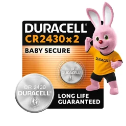Duracell 2 piles bouton CR 2430 - - 3V