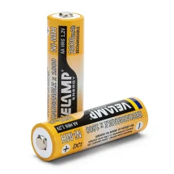 Velamp Pile Aa|Pile Alcaline-2 piles rechargeables ni-mh stilo AA 2600 mAh