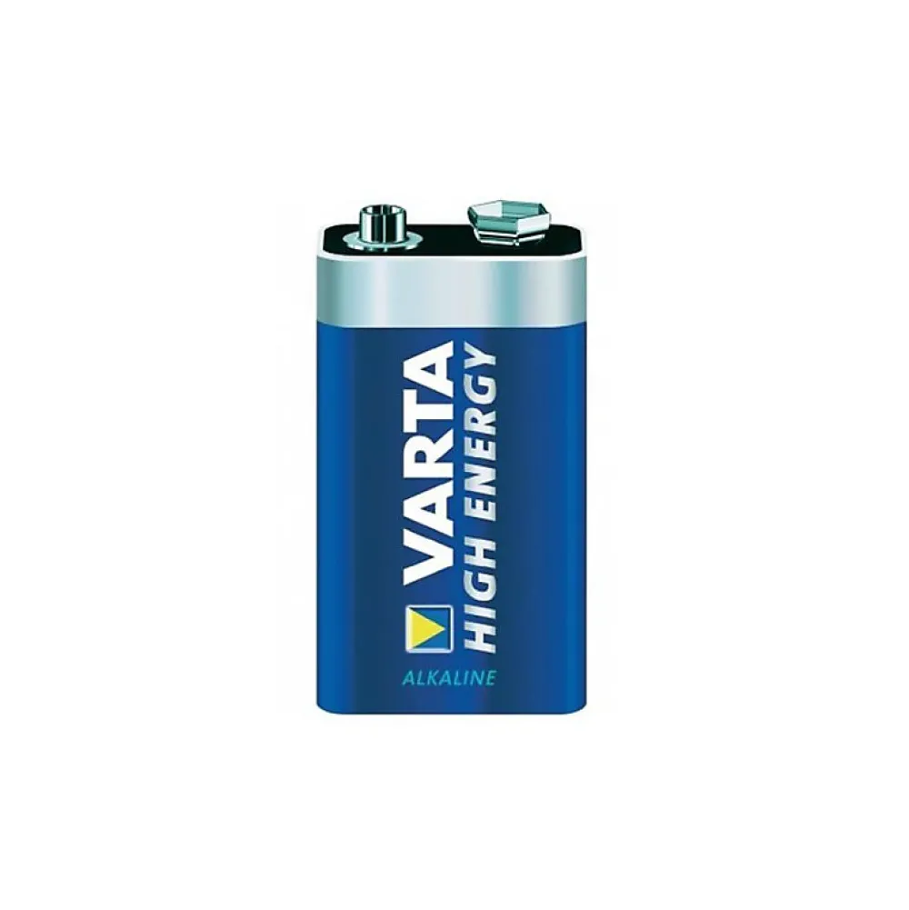 Varta Pile Alcaline-2 piles 9V , 6f22 high energy