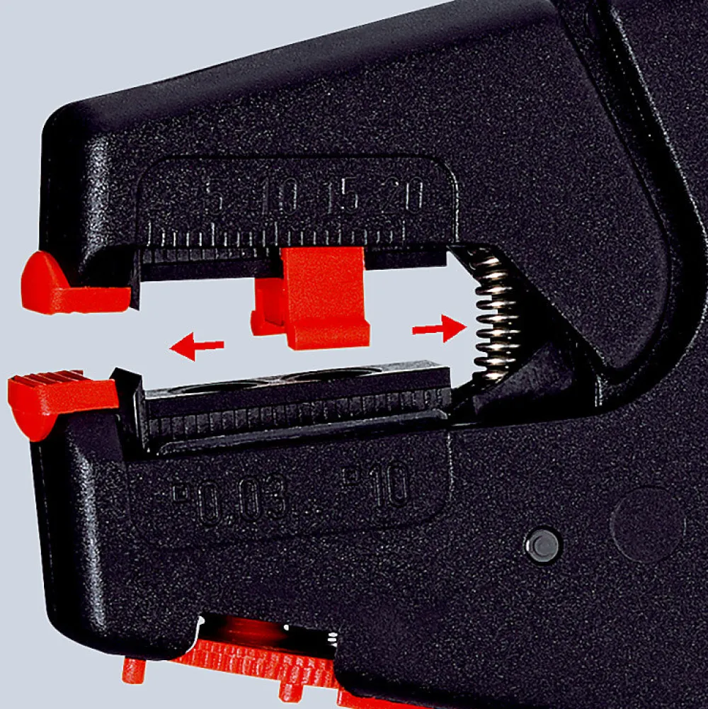 D44 Pince à dénuder auto-ajustable - 0.03-10.0 mm² - KNIPEX - 1240200