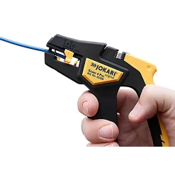 Jokari Pince À Dénuder-20200 - Pince à Dénuder Automatique Super 4 Pro - Fil 0,2 à 6mm² - Butée Réglable 6 à 15mm + Coupe Fil