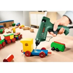 Bosch Pistolet À Colle-Pistolet à colle PKP 18 E Gluey Evergreen - 500 W, câble amovible, LED, coffret de transport