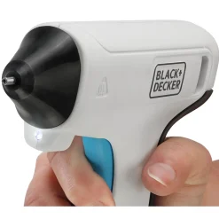 Black+Decker Pistolet À Colle-Pistolet À Colle Sans Fil 3,6V - BCGL115-XJ - Avec 20 Sticks De Colle