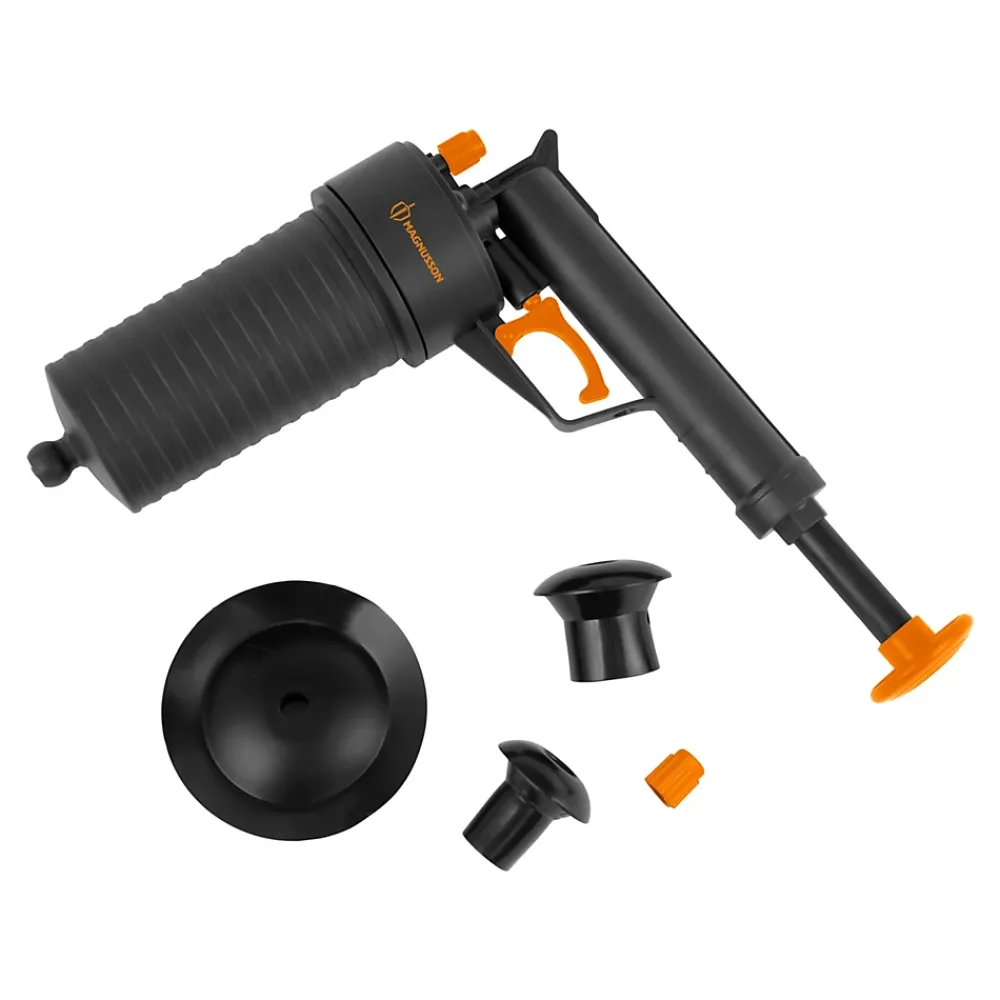 Magnusson Pistolet débouche canalisation + 3 adaptateurs