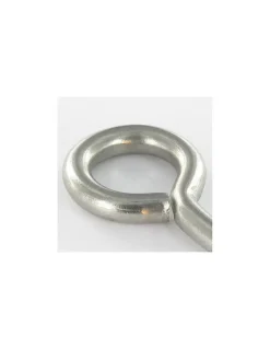 Vis Express Piton À Visser-Piton Bois 5X60 Filetée sur 30 Longueur total 86 Oeil 16 Inox A2 - 1 pièce