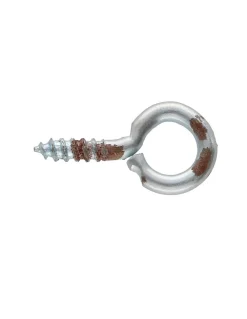 Vis Express Piton Bois 2.5X10 Oeil 6 Acier zingué ROUILLES - 1 pièce
