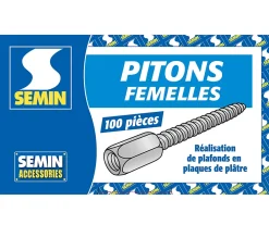 Semin Pitons Femelles , Boite de 100 (lot de 2)