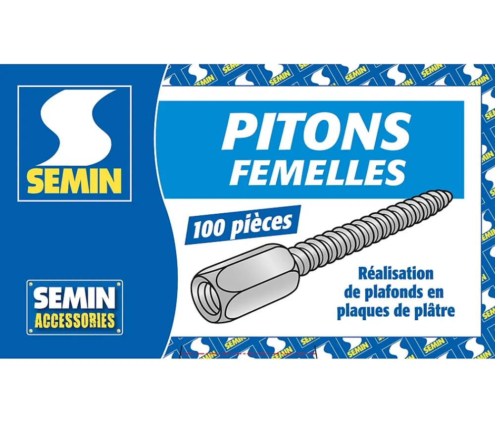 Semin Pitons Femelles , Boite de 100 (lot de 3)