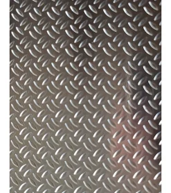 Alucouleur Plaque Aluminium Grain de riz, ép. 1/2mm, Hauteur 15cm x Largeur 40cm