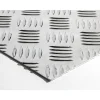 Alucouleur Plaque Aluminium Strié, ép. 2/3mm, Hauteur 40cm x Largeur 110cm
