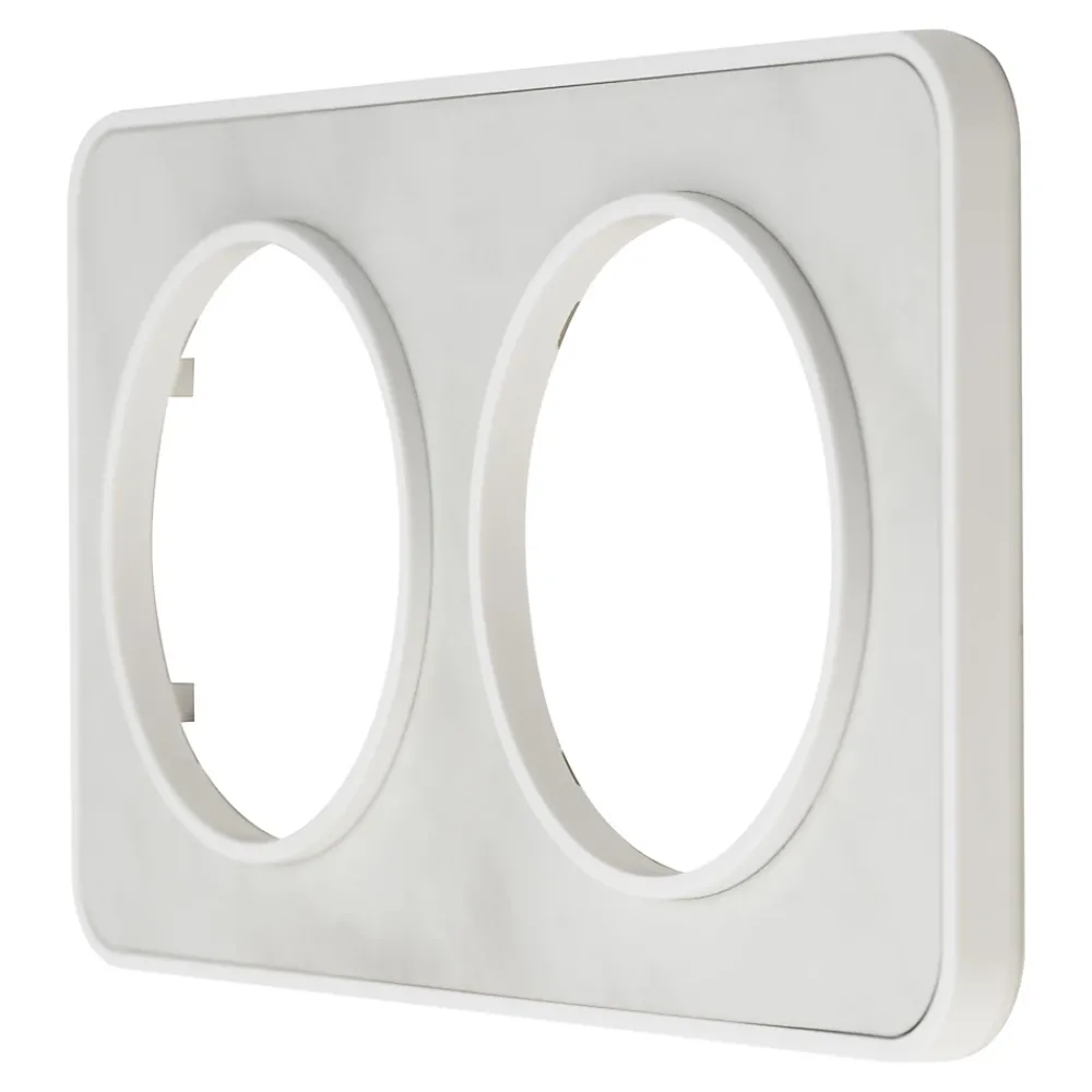 Jacobsen Plaque de finition double Espen marbré blanc à assembler
