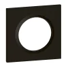 Legrand Plaque de finition 1 poste Dooxie 6 008 61 coloris noir velours l.87 x P.10 x H.87 mm