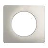 Legrand Plaque de finition 1 poste Céliane CP1721 coloris aluminium satiné l.90 x P.9 x H.82 mm