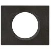Legrand Plaque De Finition Pour Interrupteur Et Prise À Composer-Plaque de finition 1 poste Céliane 0 693 71 coloris ardoise l.100 x P.8,5 x H.82 mm