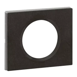 Legrand Plaque De Finition Pour Interrupteur Et Prise À Composer-Plaque de finition 1 poste Céliane 0 693 71 coloris ardoise l.100 x P.8,5 x H.82 mm