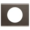 Legrand Plaque De Finition Pour Interrupteur Et Prise À Composer-Plaque de finition 1 poste Céliane 0 690 31 coloris black nickel l.100 x P.8,5 x H.83 mm