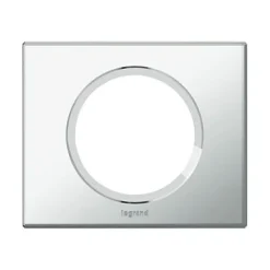 Legrand Plaque De Finition Pour Interrupteur Et Prise À Composer-Plaque de finition 1 poste Céliane 0 691 21 coloris verre miroir l.100 x P.8,5 x H.82 mm