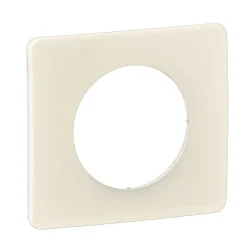 Legrand Plaque de finition 1 poste Céliane CP1121 coloris blanc amande l.90 x P.9 x H.82 mm