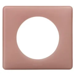 Legrand Plaque De Finition Pour Interrupteur Et Prise À Composer-Plaque de finition 1 poste Céliane 0 988 29 coloris vieux rose l.90 x P.8,5 x H.82 mm