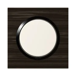 Legrand Plaque De Finition Pour Interrupteur Et Prise À Composer-Plaque de finition 1 poste Dooxie 6 008 81 coloris bois ébène avec bague noire brillante l.87 x P.10 x H.87 mm