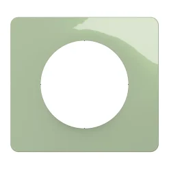 Legrand Plaque de finition 1 poste Céliane CP0521 coloris vert céladon l.90 x P.9 x H.82 mm