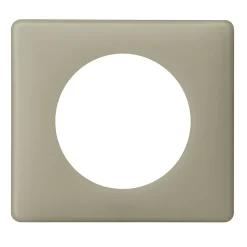 Legrand Plaque De Finition Pour Interrupteur Et Prise À Composer-Plaque de finition 1 poste Céliane 0 988 44 coloris poudré argile l.90 x P.8,5 x H.82 mm