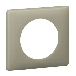 Legrand Plaque De Finition Pour Interrupteur Et Prise À Composer-Plaque de finition 1 poste Céliane 0 988 44 coloris poudré argile l.90 x P.8,5 x H.82 mm