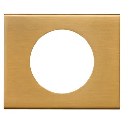 Legrand Plaque De Finition Pour Interrupteur Et Prise À Composer-Plaque de finition 1 poste Céliane 0 691 31 coloris bronze doré l.100 x P.8,5 x H.82 mm