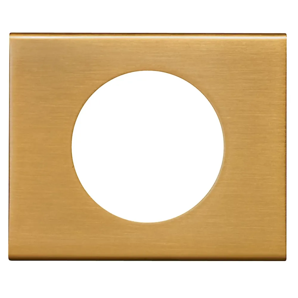Legrand Plaque De Finition Pour Interrupteur Et Prise À Composer-Plaque de finition 1 poste Céliane 0 691 31 coloris bronze doré l.100 x P.8,5 x H.82 mm