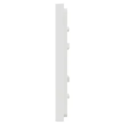 Schneider Electric Plaque De Finition Pour Interrupteur Et Prise À Composer-Plaque de finition 1 poste Unica Déco Essentielle NU600218 coloris blanc l.88,6 x P.10,25 x H.85 mm