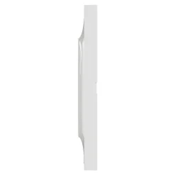 Schneider Electric Plaque de finition 1 poste Odace Styl S520702 coloris blanc l.85 x P.10 x H.85 mm