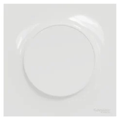 Schneider Electric Plaque de finition 1 poste Odace Styl S520702 coloris blanc l.85 x P.10 x H.85 mm