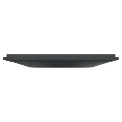 Schneider Electric Plaque de finition 1 poste Ovalis S340702G coloris anthracite avec liseré argent chromé l.87 x P.10 x H.87 mm