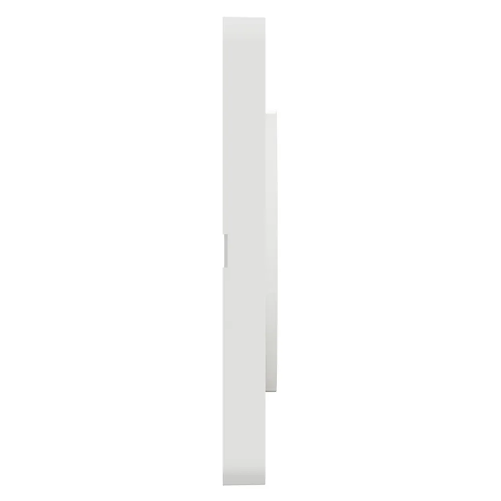 Schneider Electric Plaque De Finition Pour Interrupteur Et Prise À Composer-Plaque de finition 1 poste Odace Touch S520802 coloris blanc l.85 x P.10 x H.85 mm
