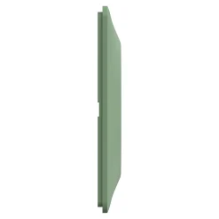 Schneider Electric Plaque de finition 1 poste Ovalis S320702B coloris vert forêt l.87 x P.10 x H.87 mm