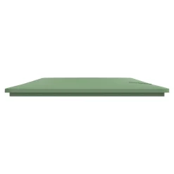Schneider Electric Plaque de finition 1 poste Ovalis S320702B coloris vert forêt l.87 x P.10 x H.87 mm
