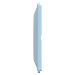 Schneider Electric Plaque De Finition Pour Interrupteur Et Prise À Composer-Plaque de finition 1 poste Ovalis S320702C coloris bleu azurin l.87 x P.10 x H.87 mm