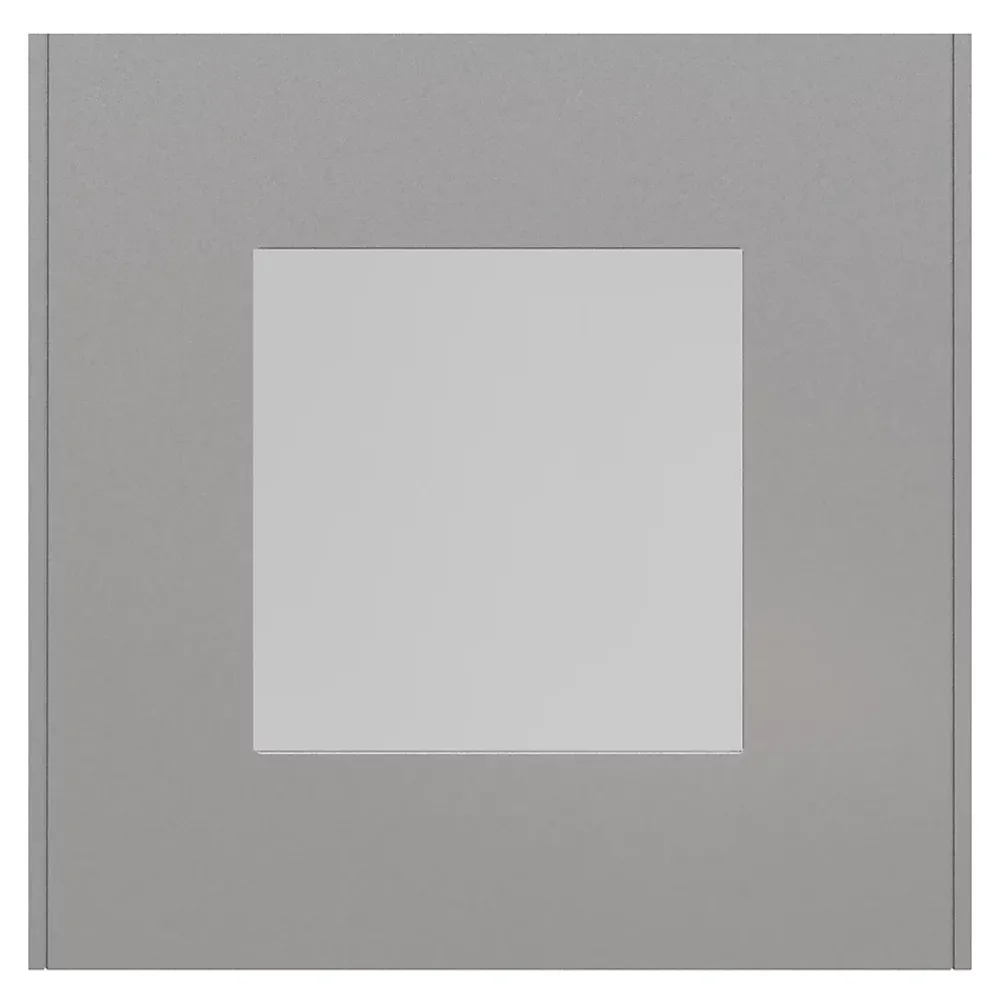 Schneider Electric Plaque de finition 1 poste Unica Déco Essentielle NU600230 coloris aluminium l.88,6 x P.10,25 x H.85 mm