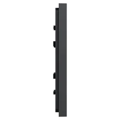 Schneider Electric Plaque De Finition Pour Interrupteur Et Prise À Composer-Plaque de finition 1 poste Unica Déco Essentielle NU600254 coloris anthracite l.88,6 x P.10,25 x H.85 mm