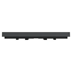 Schneider Electric Plaque De Finition Pour Interrupteur Et Prise À Composer-Plaque de finition 1 poste Unica Déco Essentielle NU600254 coloris anthracite l.88,6 x P.10,25 x H.85 mm