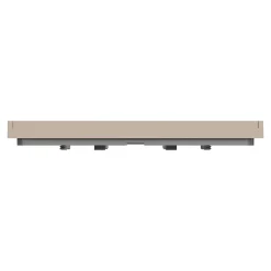 Schneider Electric Plaque de finition 1 poste Unica Déco Essentielle NU600226 coloris taupe l.88,6 x P.10,25 x H.85 mm